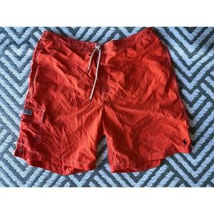 Polo Ralph Lauren Swim Trunks Board Shorts Lifeguard Red Men's Size 2XB BIG